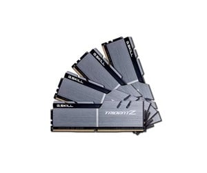 RAM - G.Skill Trident Z DDR4-3200 - 64GB - CL16 - Quad Channel (4 pcs) - Intel XMP - Sølv - F4-3200C16Q-64GTZSK