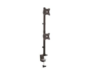 Skjermholder - StarTech.com Vertical Dual Monitor Mount - Steel - For Monitors up to 27in - ARMDUALV