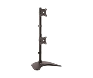 Skjermholder - StarTech.com Vertical Dual Monitor Stand - Steel - For Monitors up to 27in - ARMBARDUOV