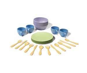 Babyleker - Green Toys Dish Set - GTDSH01R