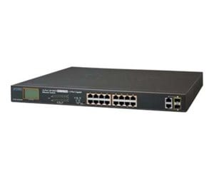 Switch/splitter - PLANET FGSW-1822VHP - switch - 16 ports - unmanaged - FGSW-1822VHP