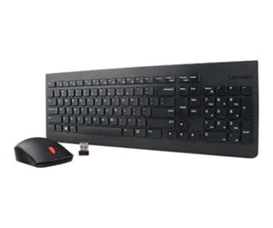 Tastatur - Lenovo Essential Wireless Combo - Tastatur & Mussett - Svart - 4X30M39491