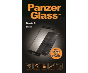 Mobil - Beskyttelsesglass - PanzerGlass Nokia 6 - Black - PANZER6754