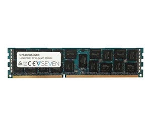 RAM - V7 - DDR3 - module - 16 GB - DIMM 240-pin - 1866 MHz / PC3-14900 - registered - V71490016GBR