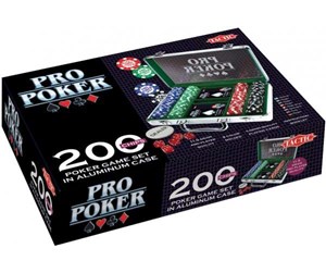 Brettspill & Puslespill - Tactic Pro Poker Case 200 chips - 3090