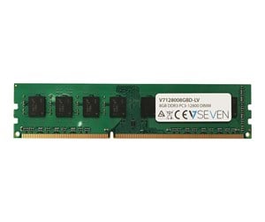 RAM - V7 - DDR3 - module - 8 GB - DIMM 240-pin - 1600 MHz / PC3-12800 - unbuffered - V7128008GBD-LV