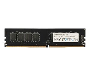 RAM - V7 - DDR4 - module - 8 GB - DIMM 288-pin - 2133 MHz / PC4-17000 - unbuffered - V7170008GBD-SR