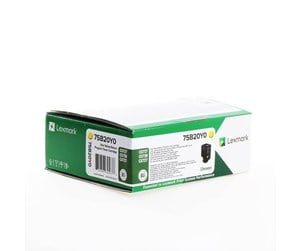 Printertilbehør blekk/toner - Lexmark - yellow - original - toner cartridge - LRP - Laser toner Yellow - 75B20Y0