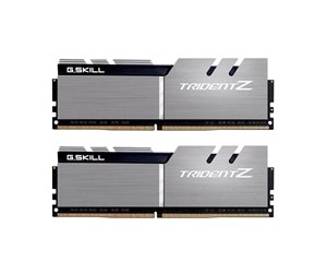 RAM - G.Skill Trident Z DDR4-3200 - 32GB - CL16 - Dual Channel (2 pcs) - Intel XMP - Sølv - F4-3200C16D-32GTZSK