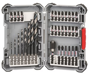 Bormaskin & Bits - Bosch Impact Control HSS bor- og skrutrekkerbits, sett, 35 stk. - 2608577148