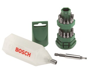 Bormaskin & Bits - Bosch 25-delers sett med «Big-Bit» skrubits - 2607019503