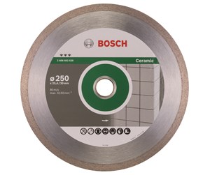 Vinkelsliper - Bosch Diamantkappeskive Best for Ceramic 250 x 30/25,40 x 2,4 x 10 mm - 2608602638