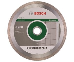 Vinkelsliper - Bosch Diamantkappeskive Best for Ceramic 230 x 25,40 x 2,4 x 10 mm - 2608602637