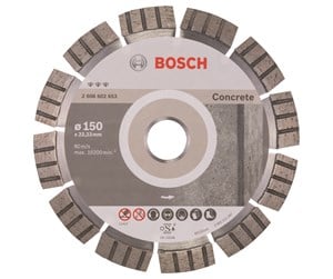 Vinkelsliper - Bosch Diamantkappeskive Best for Concrete 150 x 22,23 x 2,4 x 12 mm - 2608602653