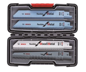 Stikksag - Bosch 20-delers bajonettsagblad-sett Wood and Metal S 922 EF (5x); S 922 BF (5x); S 922 HF (5x); S 644 D (5x) - 2607010902