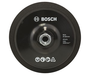 Vinkelsliper - Bosch M14 slipetallerken, 150 mm diameter, med borrelåssystem Diameter = 150 mm - 2608612027