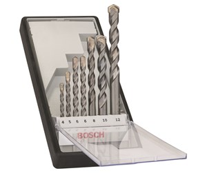 Bormaskin & Bits - Bosch 7-delers Robust Line betongbor-sett CYL-3 4; 5; 6; 6; 8; 10; 12 mm - 2607010545