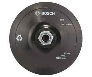 Vinkelsliper - Bosch Slipetallerken med borrelås, 125 mm 125 mm, 12 500 o/min - 2608601077