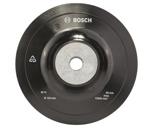 Vinkelsliper - Bosch Slipetallerken, standard, M14, 125 mm 125 mm, 12 500 o/min - 1608601033