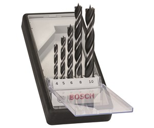 Bormaskin & Bits - Bosch 5-delers Robust Line trespiralbor-sett 4; 5; 6; 8; 10 mm - 2607010527