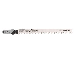 Stikksag - Bosch Stikksagblad T 101 D Clean for Wood - 2608630558