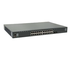 Switch/splitter - LevelOne GTL-2891 - switch - 28 ports - Managed - rack-mountable - GTL-2891