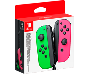 Spill - Tilbehør - Nintendo Joy-Con Controllers (Pair) Neon Green/Neon Pink - Controller - Nintendo Switch - 0045496430795