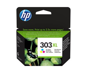 Printertilbehør blekk/toner - HP 303XL / T6N03AE High Capacity Tri-Color (Cyan Magenta Yellow) Ink - Blekkpatron Colour (cyan, magenta, yellow) - T6N03AE