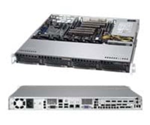 Kabinett - Supermicro SC813M FTQC-505CB - Kabinett - Server (Rack) - Svart - CSE-813MFTQC-505CB