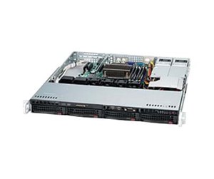 Kabinett - Supermicro SC813M FTQC-R407CB - Kabinett - Server (Rack) - Svart - CSE-813MFTQC-R407CB