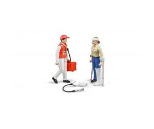 Leketøysbil - Bruder Emergency services figure set - 62710