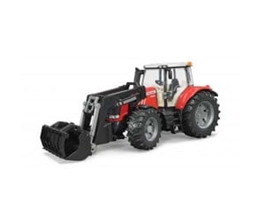 Leketøysbil - Bruder Massey Ferguson 7600 with frontloader - 03047