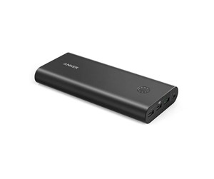 Nødlader - Anker PowerCore+ 26800 Quick Charge 3.0 & PowerIQ Nødlader - Svart - 26800 mAh - A1374H11