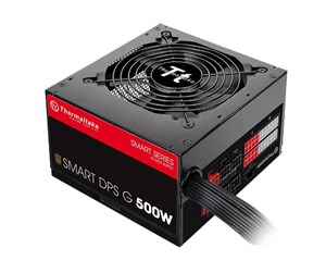 Strømforsyning (PSU) - Thermaltake Smart DPS G 500W Bronze Strømforsyning (PSU) - 500 Watt - 120 mm - ATX - 80 Plus Bronze sertifisert - PS-SPG-0500DPCBEU-B