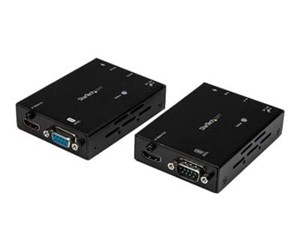 Repeater & Transceiver - StarTech.com HDMI over CAT5 Extender with IR and Serial - HDBaseT Extender - 4K - video/audio/infrarød/serial/netværksforlænger - ST121HDBTL