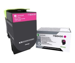 Printertilbehør blekk/toner - Lexmark 71B0H30 / X417 High Capacity Magenta Toner - Laser toner Rød - 71B0H30