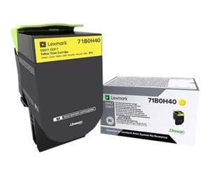 Printertilbehør blekk/toner - Lexmark X417 - Laser toner Yellow - 71B0H40