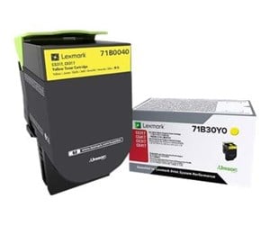 Printertilbehør blekk/toner - Lexmark X317 - Laser toner Yellow - 71B0040