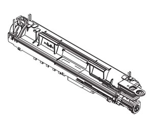 Printertilbehør blekk/toner - Kyocera DV 5230(C) - Developer-kit Blå - 302R793061