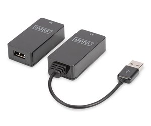 Repeater & Transceiver - DIGITUS DA-70139-2 USB Extender USB1.1 up to 45 m / 150 ft for use with Cat5/5e/6 (UTP STP or SFT) cable - DA-70139-2