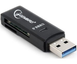 Flashminneadapter - Gembird Card reader Compact USB 3.0 - UHB-CR3-01