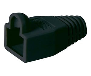 Nettverkskabel - RJ45 Protective caps - Black (10 pack) - 4040849112164