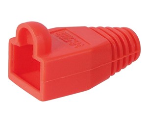 Nettverkskabel - RJ45 Protective caps - Red (10 pack) - 4040849112171