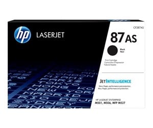 Printertilbehør blekk/toner - HP 87AS / CF287AS - Black Toner - Laser toner Svart - CF287AS