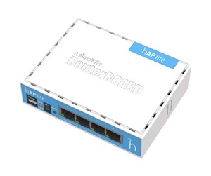 Ruter - MikroTik RouterBOARD hAP-Lite - Wireless router N Standard - 802.11n - RB941-2ND