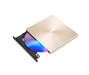 Optisk driver (DVD/BR/Floppy) - ASUS ZenDrive U9M - Gold - CD-ROM (Leser) - USB 2.0 - Gull - 90DD02A5-M29000