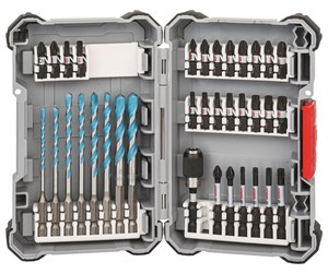 Bormaskin & Bits - Bosch Impact Control MultiConstruction og skrutrekkerbits, sett, 35 stk. - 2608577147