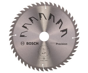 Sirkelsag - Bosch Sirkelsagblad PRECISION D= 216 mm, borediameter = 30 mm, T= 48 - 2609256936