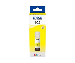 Printertilbehør blekk/toner - Epson 102 - gul - original - blækbeholder - Blekkrefill Yellow - C13T03R440