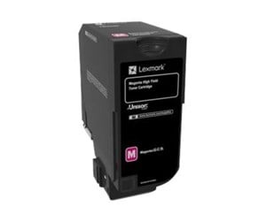 Printertilbehør blekk/toner - Lexmark CS725 TONER CARTRIDGE MAGENTA - Laser toner Rød - 74C0H30